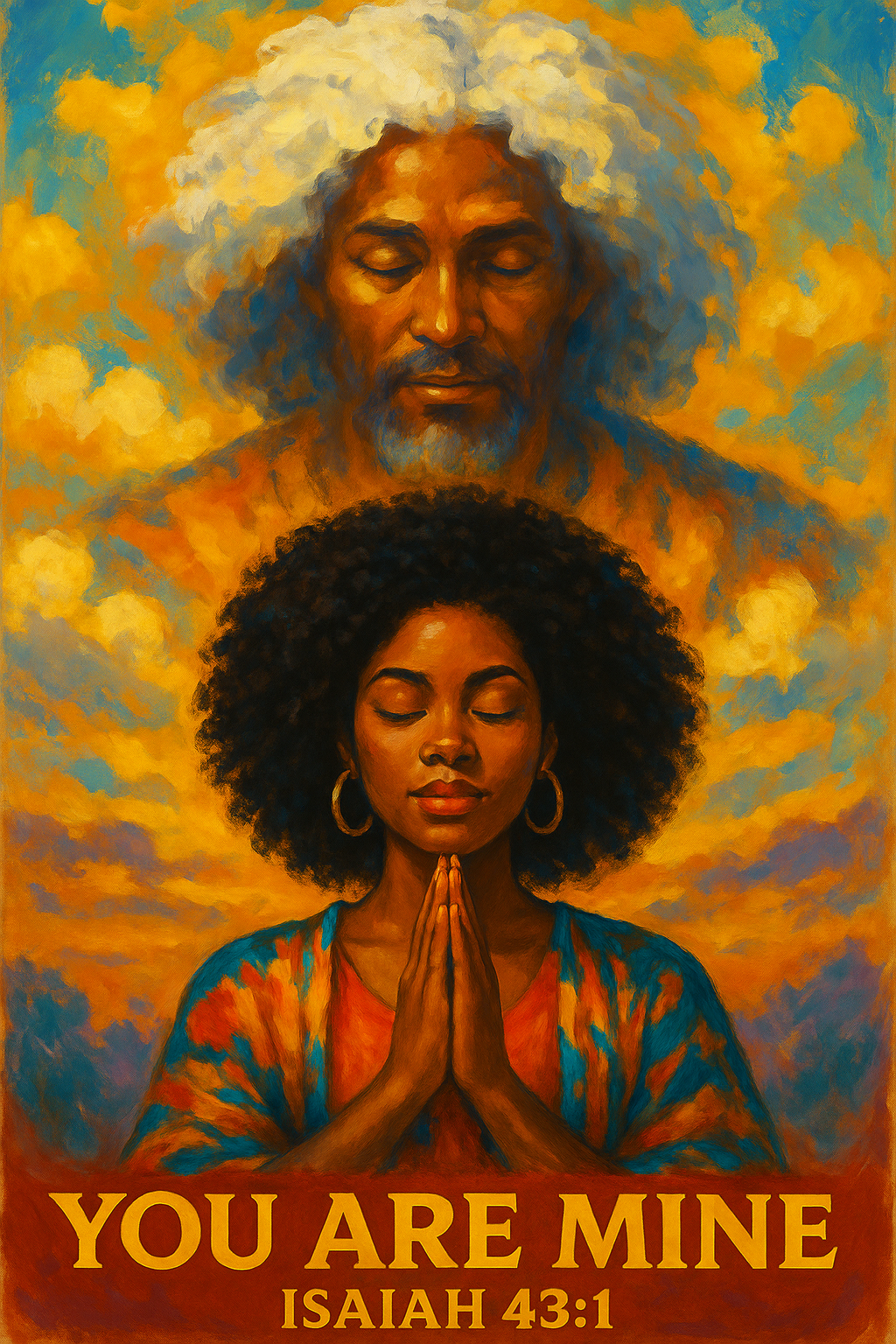 You Are Mine – Isaiah 43:1 (Digital Art Print)