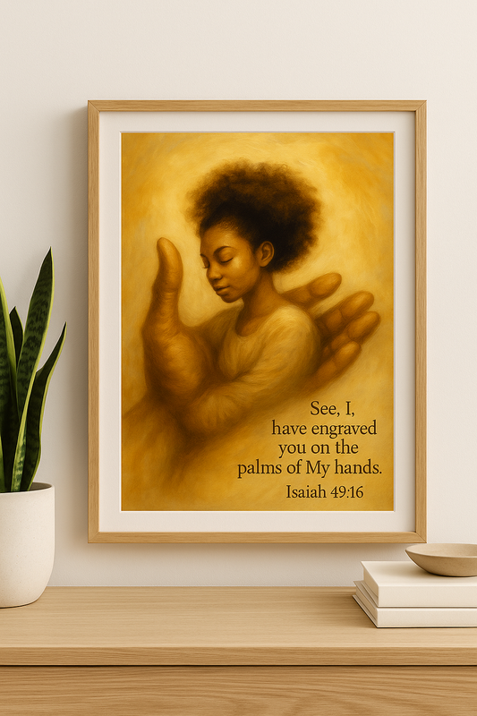 Engraved in His Hands – Isaiah 49:16 (Girl Edition)