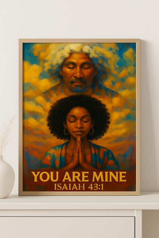 You Are Mine – Isaiah 43:1 (Digital Art Print)